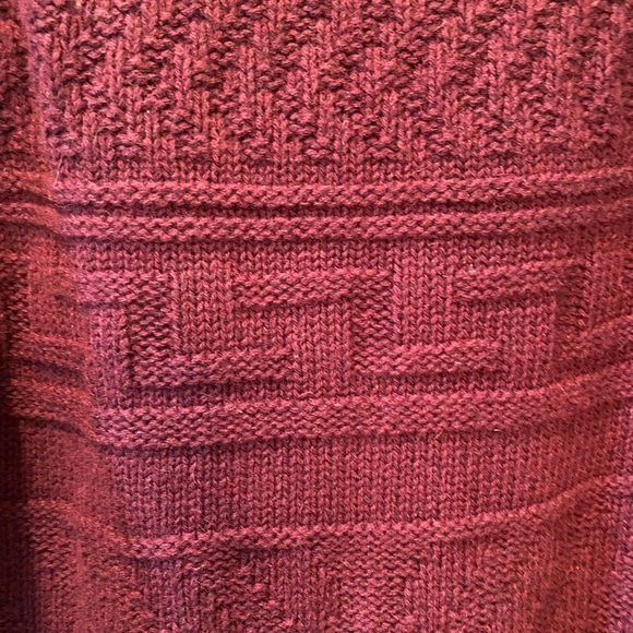 Aritzia 100% Lambswool Oversized Cable Zipper Cardigan - Picture 5 of 6